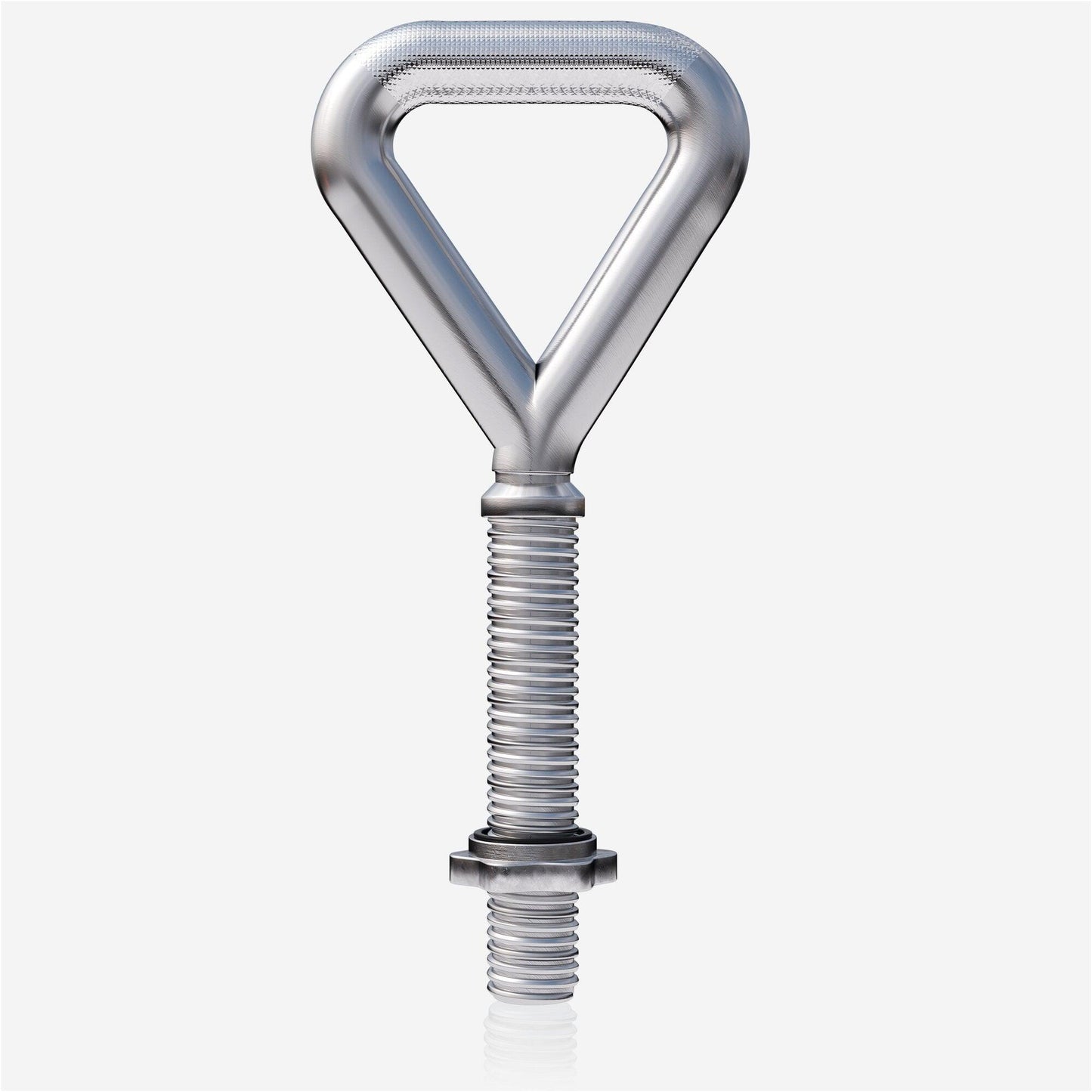 Mâner reglabil pentru kettlebell, cromat, 3,3 kg