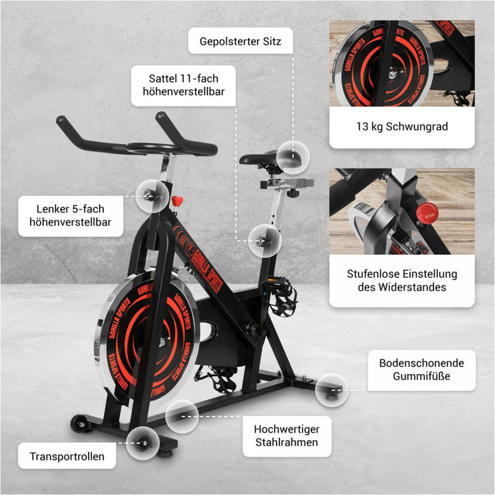 Bicicleta Profesionala de Spinning - Gorilla Sports Ro