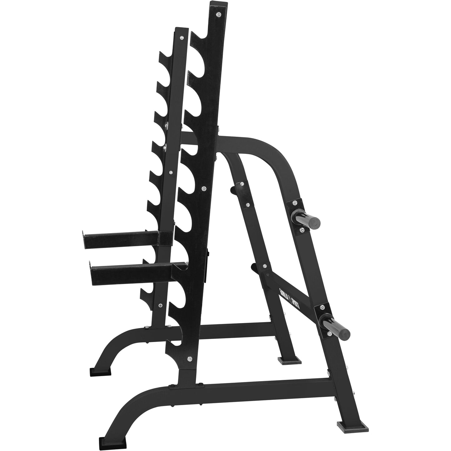 Rack pentru genuflexiuni, inclusiv suporturi de siguranță
