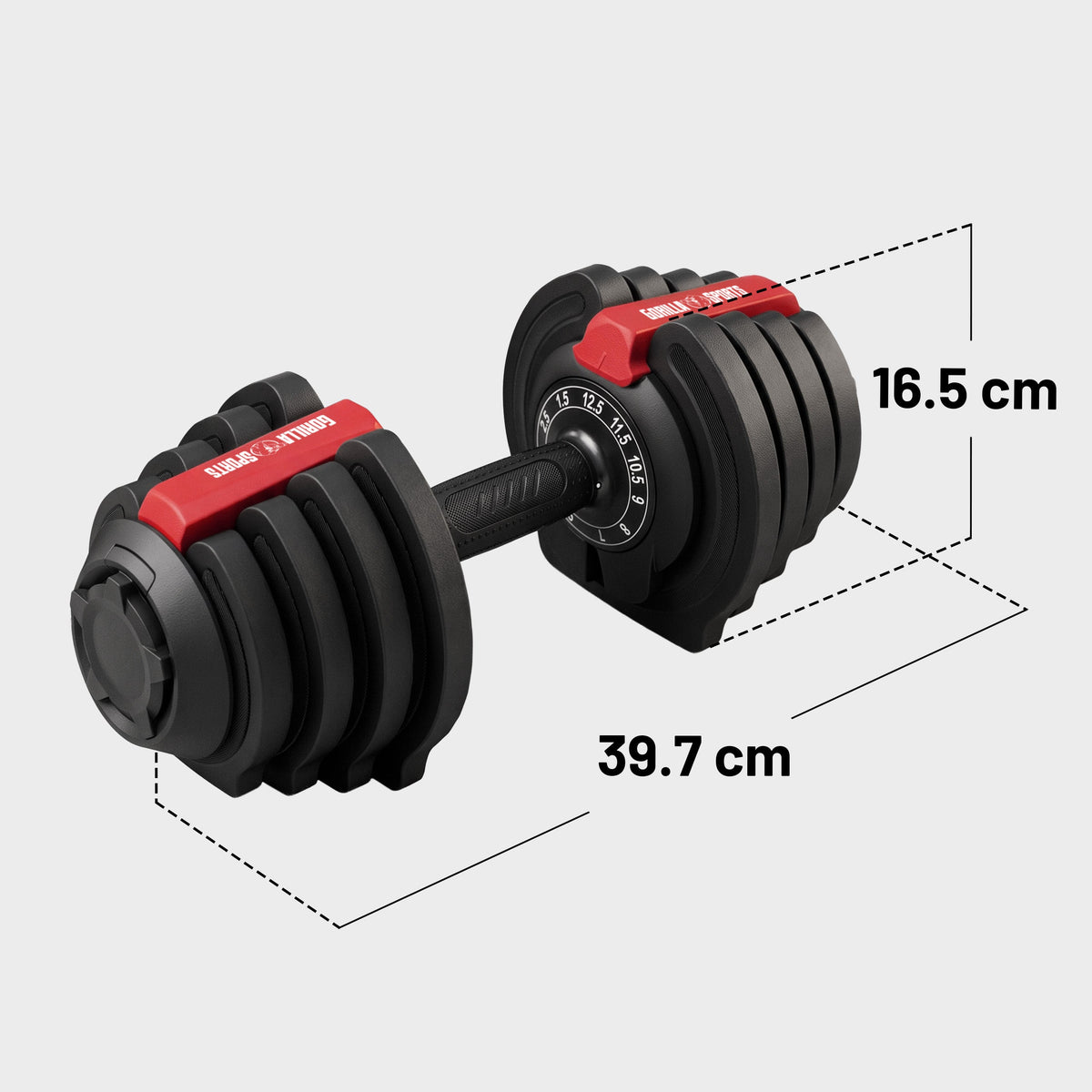 Set gantere reglabile 25 kg (2 x 12,5 kg)