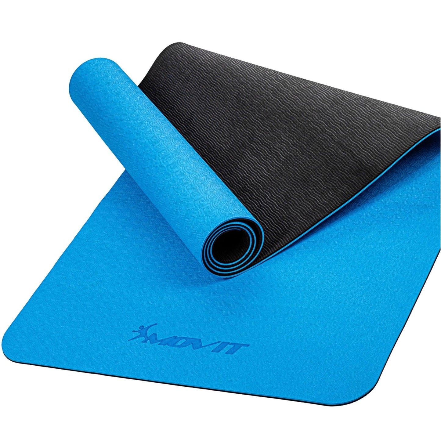 Covoras de gimnastica TPE, 190x60x0,6cm MOVIT, Multiple Culori