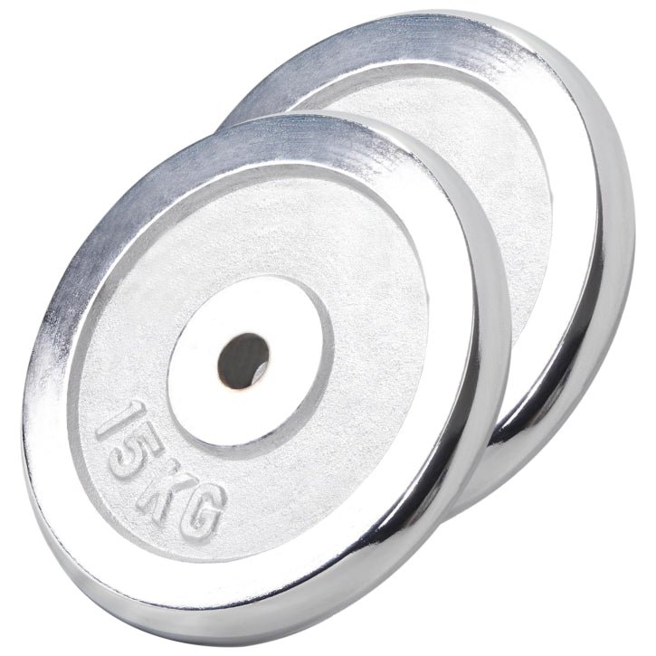 Set discuri cromate 30 kg, 2 x 15 kg
