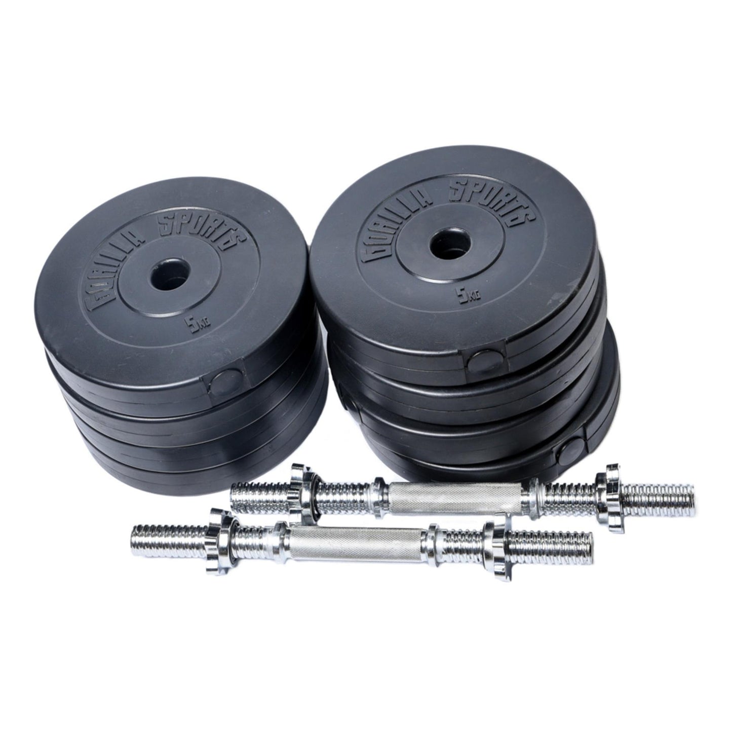 Set gantere reglabile, 15 - 45 KG, Gorilla Sports