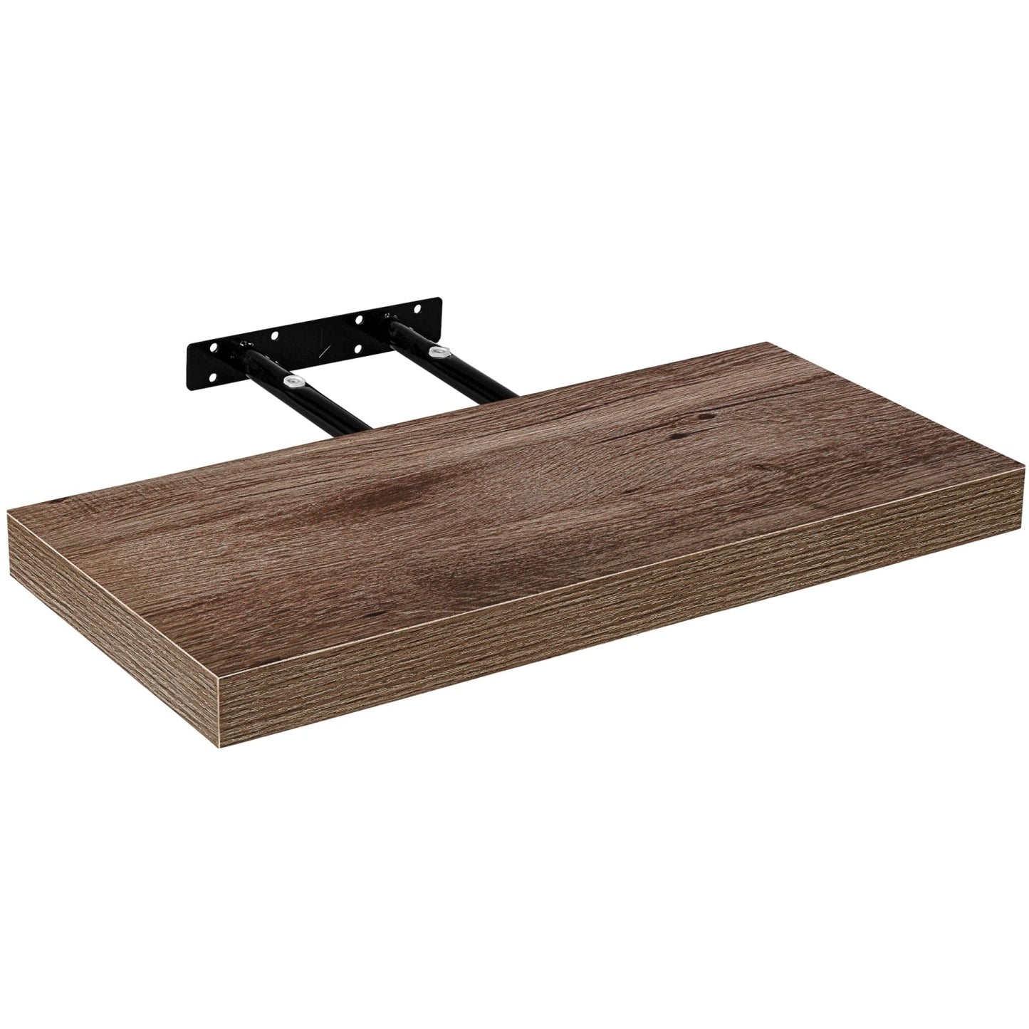 Raft de perete, 100 cm, lemn rustic deschis