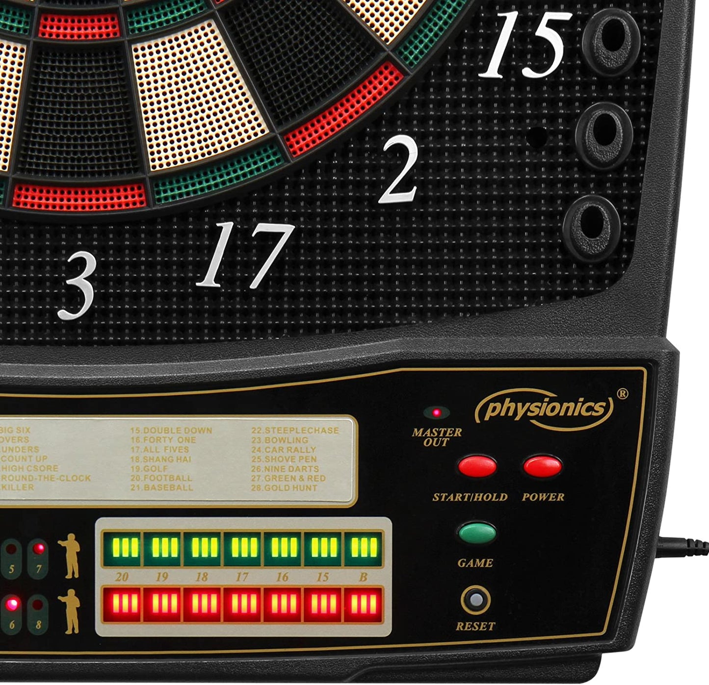 Set darts electronic LCD, pentru 1-16 jucatori, 12 sageti, 100 de varfuri de schimb