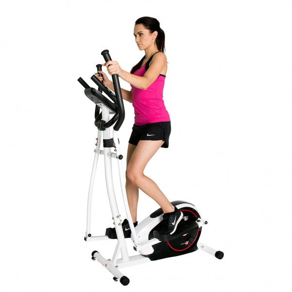 Bicicleta Eliptica CT 3 104x65x156 cm Functii de Calorii, Distanta, Puls, Timp, Viteza, 8 trepte de viteza Christopeit