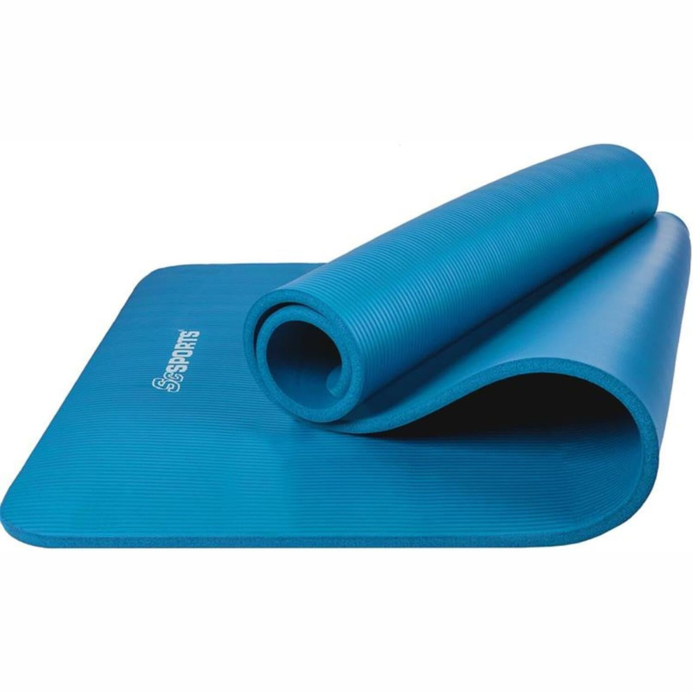 Covoras de yoga, 190 x 80 cm, grosime 1, 5 cm, antiderapant, pliabil, cu curea de transport, multiple culori ScSports