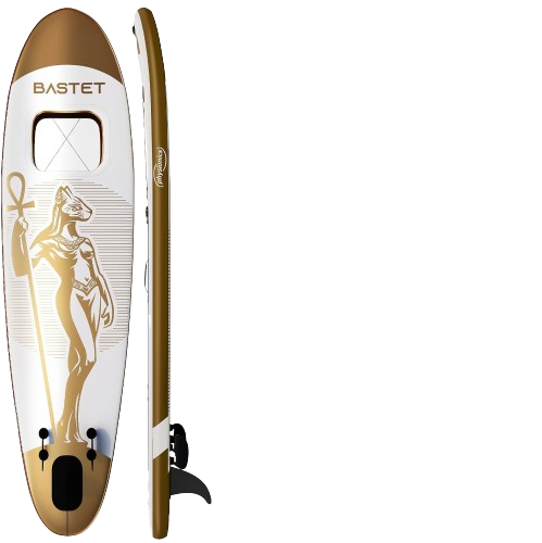 Placa gonflabila Paddle Board, 305 x 76 x 12 cm, auriu Bastet