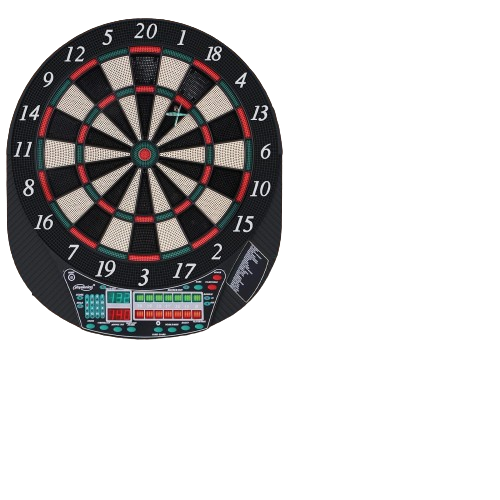 Set darts electronic, LED, pentru 1-16 jucatori, 12 sageti,, 100 varfuri rezerva, 45 x 3 x 51 cm
