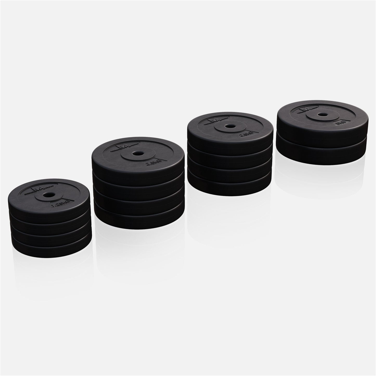Set de discuri pentru haltere E-Series din plastic 30 kg