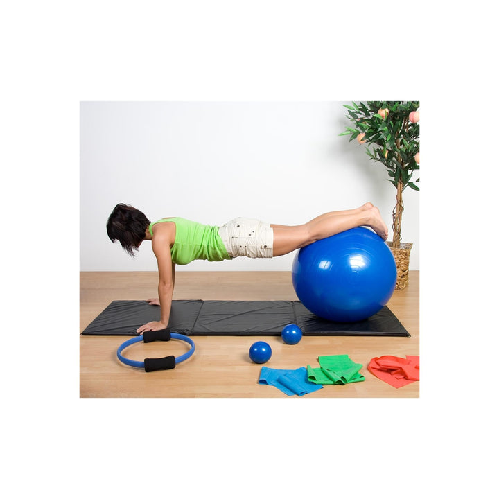 Set yoga MOVIT® din 7 piese, minge de exercitii, inel Pilates - Gorilla Sports Ro