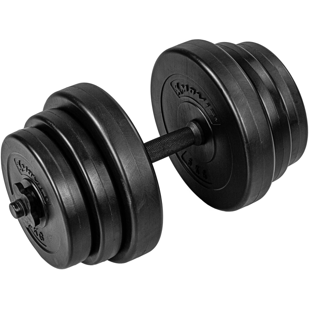 Gantera, MOVIT®, 20 kg, negru - Gorilla Sports Ro