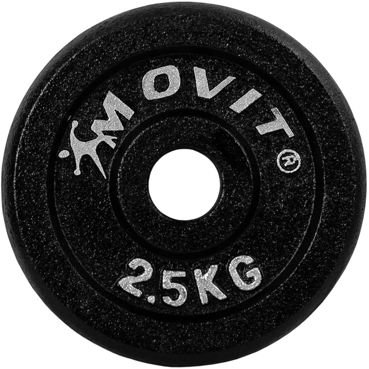 Set 4 x 2,5 Kg discuri, MOVIT® 10 kg, fonta - Gorilla Sports Ro