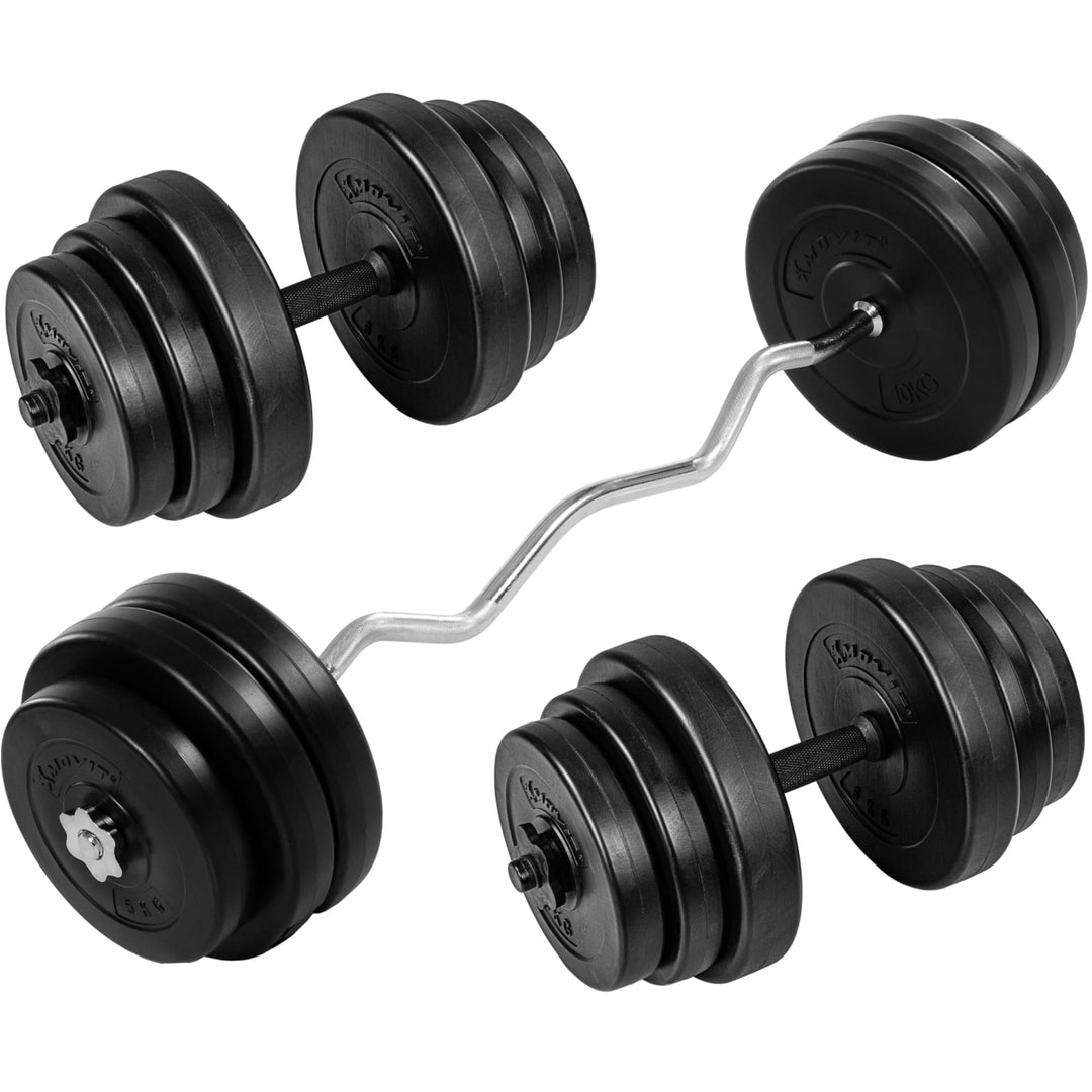 Set de gantere, MOVIT®, 95 kg - Gorilla Sports Ro