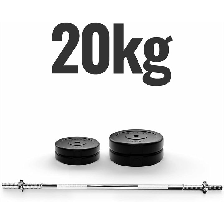 Set bara cu discuri, 20 kg, Physionics - Gorilla Sports Ro
