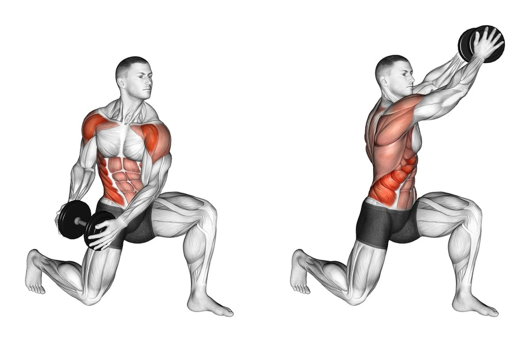 Cum să faci un antrenament full body doar cu gantere: exerciții recomandate