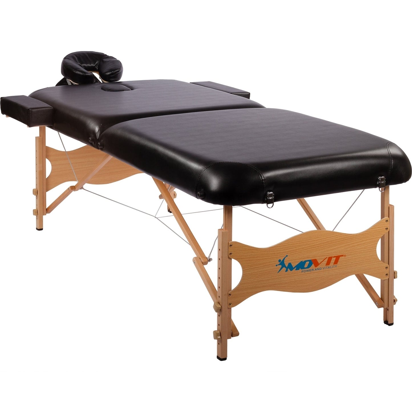 Masa de masaj, Deluxe, negru