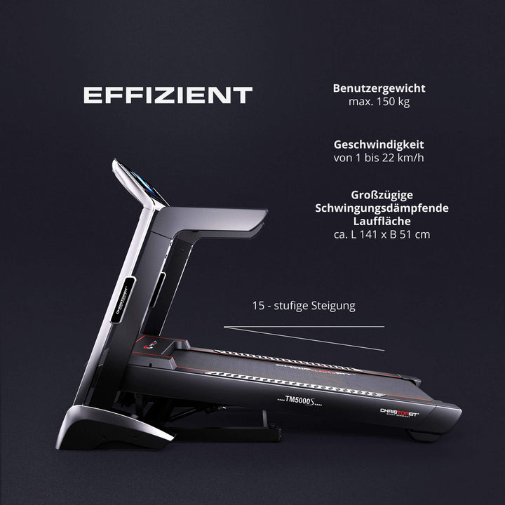 Banda de alergare TM 5000S, Christopeit