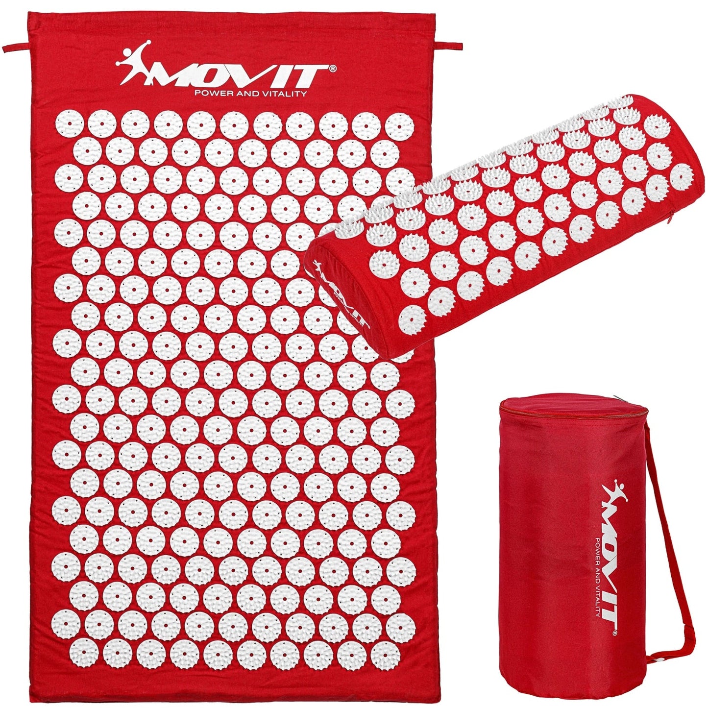 Covoras de presopunctura, cu perna 75x44 cm, Multiple Culori MOVIT