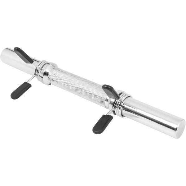 Set de 2 bare de gantere 30/31 mm 35 cm cu cleme - Gorilla Sports Ro