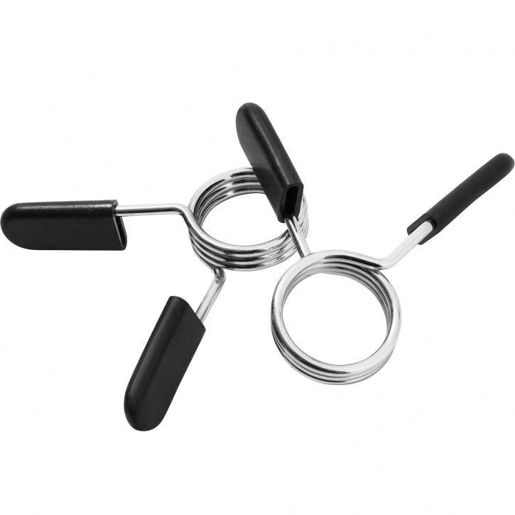 Set de 2 gantere de 35 cm cu sistem de fixare cu arc