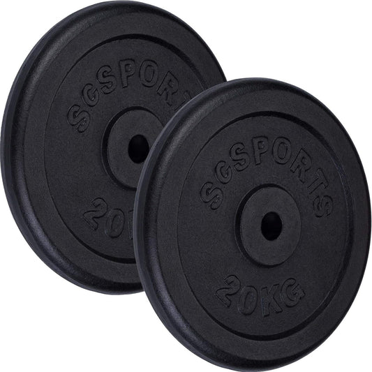 Discuri de halteră din fontă 20 - 120 kg
