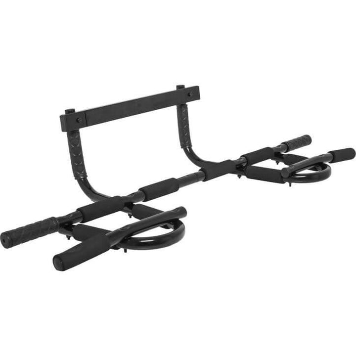 Set bancă pentru abdomene + bară multifuncțională pentru tracțiuni