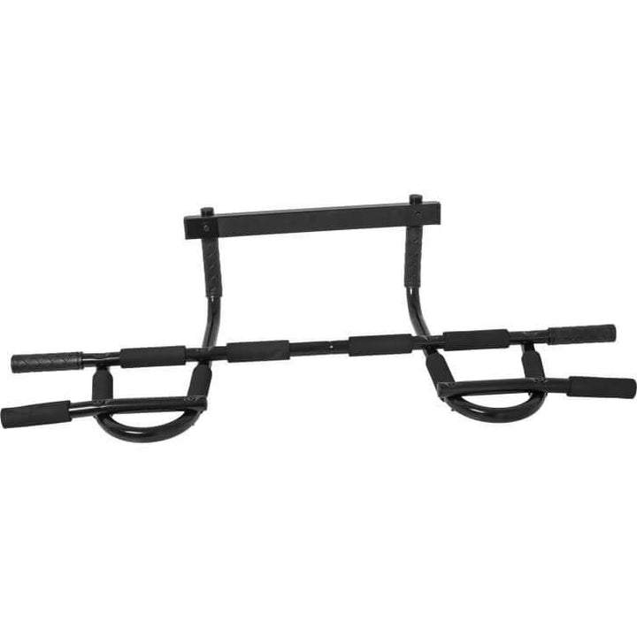 Set bancă pentru abdomene + bară multifuncțională pentru tracțiuni