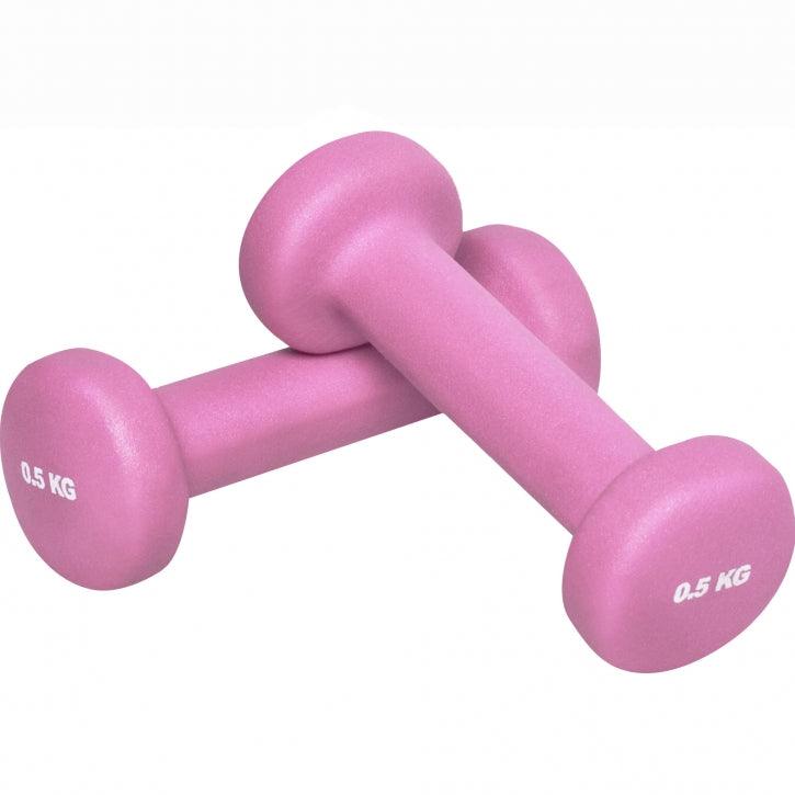 Set de gantere de gimnastică din neopren de 10 kg cu geantă