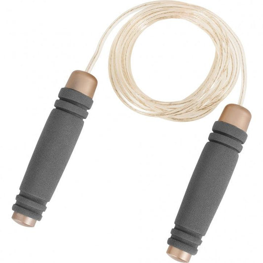 Coardă de sărit Speed Rope gri/auriu 300 cm