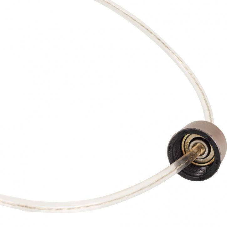 Coardă de sărit Speed Rope gri/auriu 300 cm