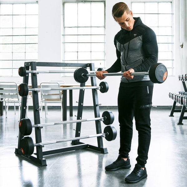 Suport pentru haltere fixe din cauciuc - Gorilla Sports Ro