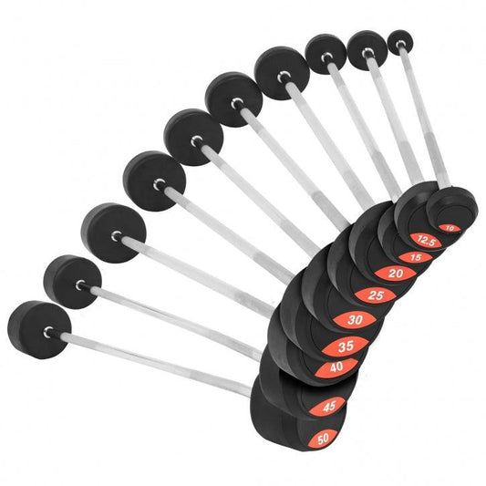 Halterele din cauciuc 20 - 45 kg