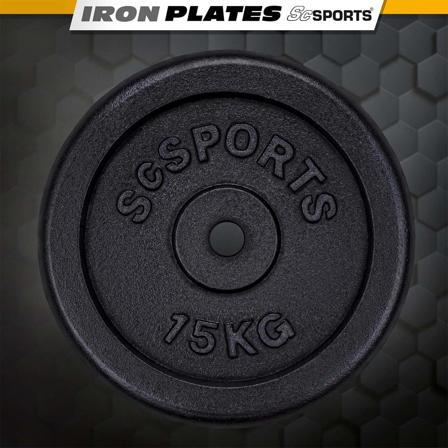 Set de discuri de haltere din fontă 15 - 60 kg