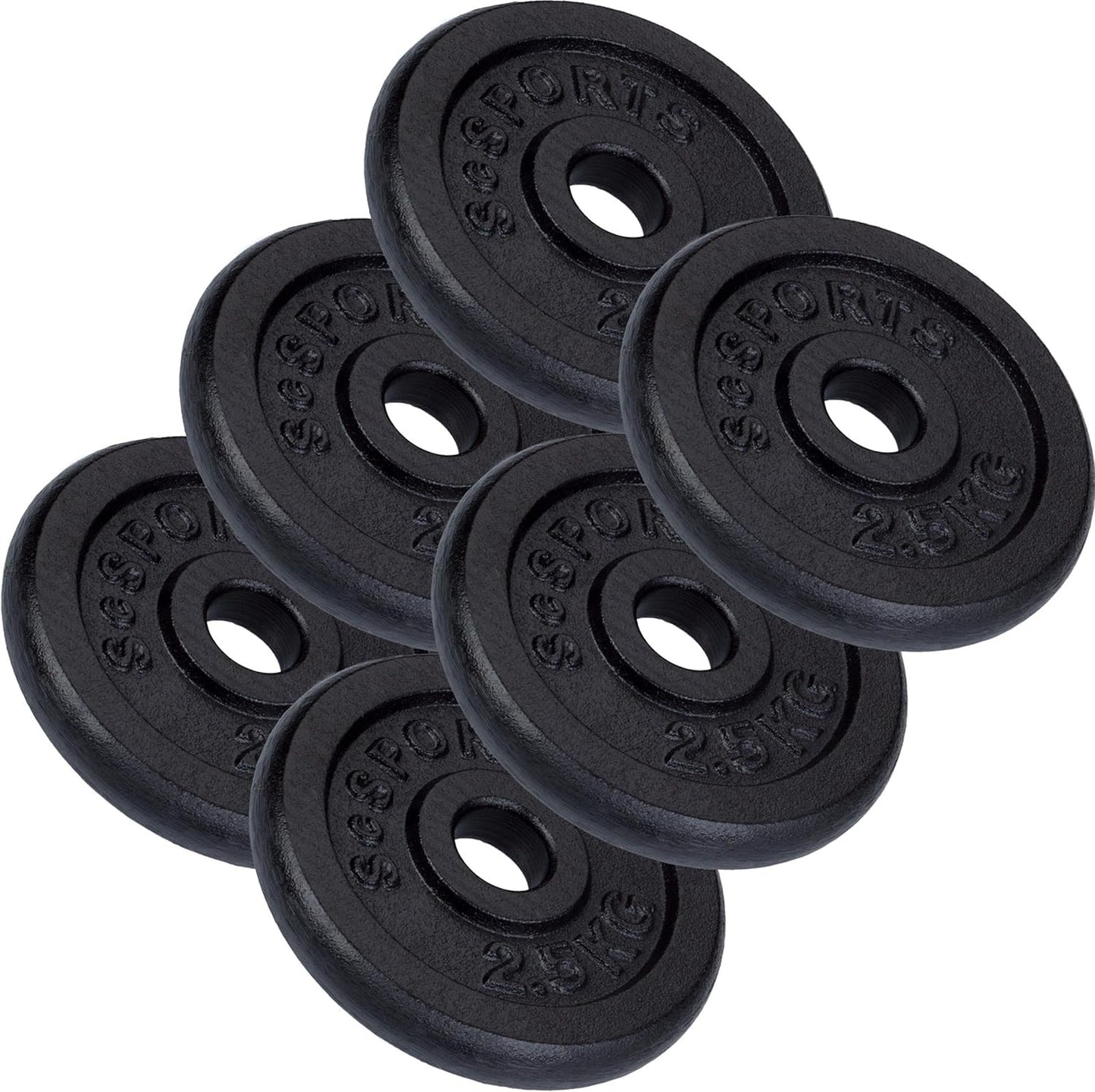 Set de discuri de halteră din fontă 2 - 20 kg