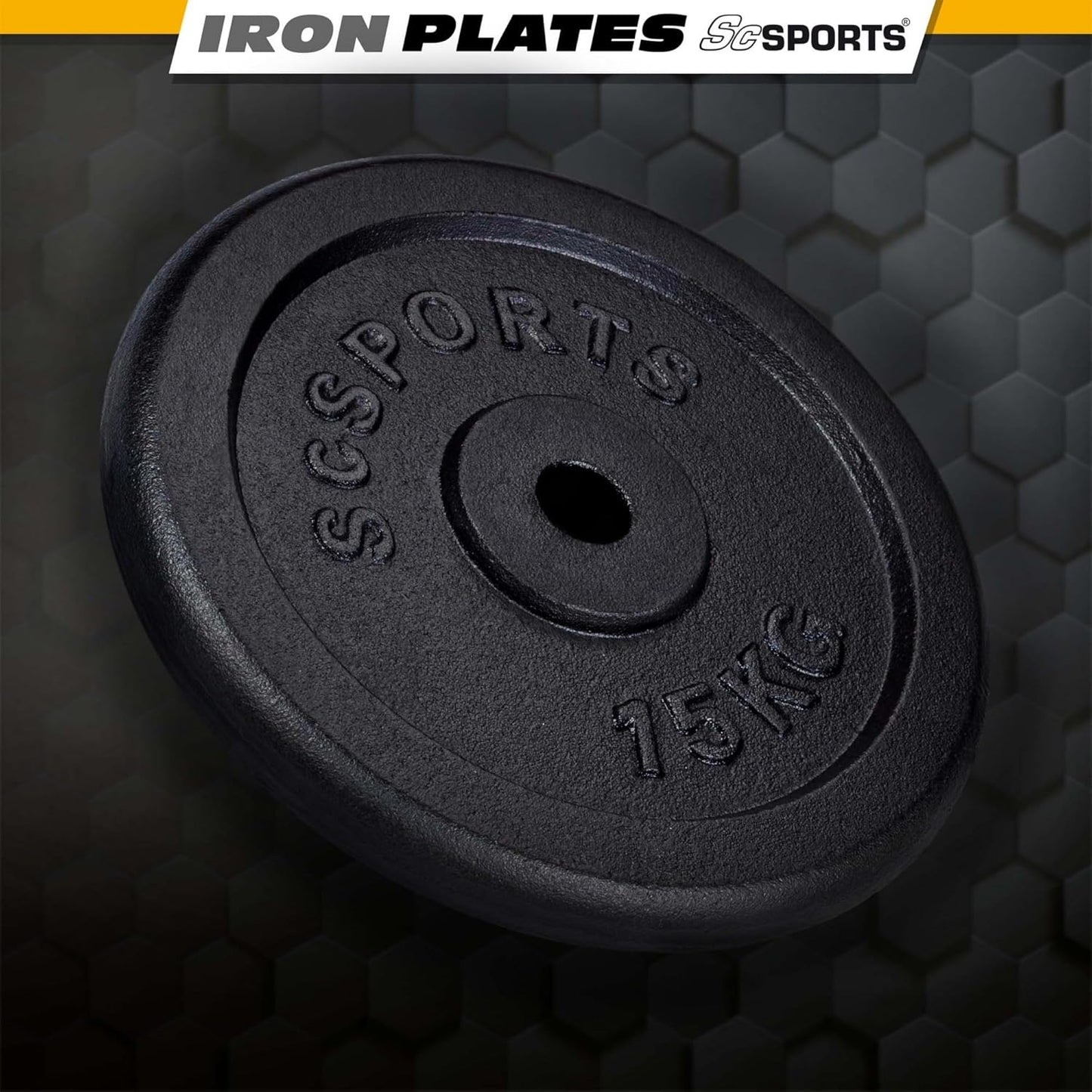 Set de discuri de haltere din fontă 15 - 60 kg
