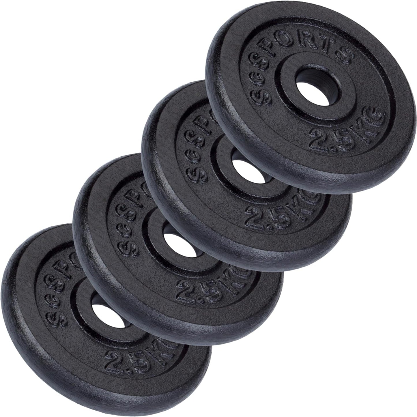 Set de discuri de halteră din fontă 2 - 20 kg