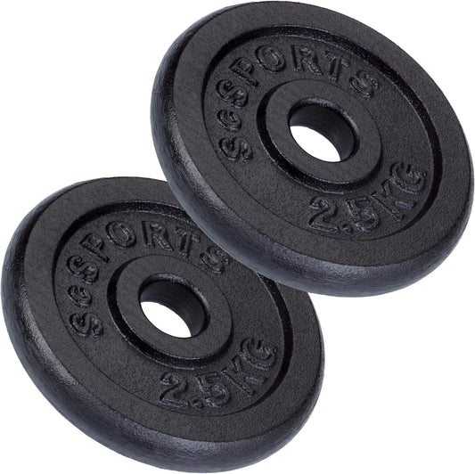 Set de discuri de halteră din fontă 2 - 20 kg