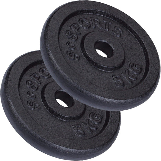 Set de discuri de haltere din fontă 10 - 40 kg
