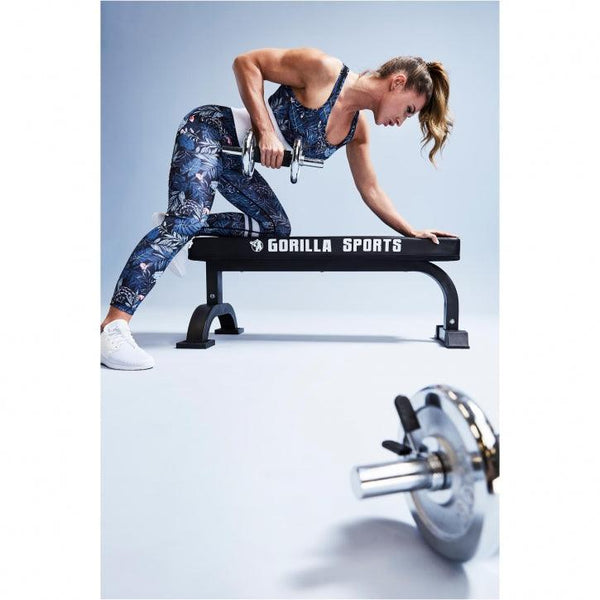 Set de 2 Gantere cu discuri cromate 30 KG - Gorilla Sports Ro