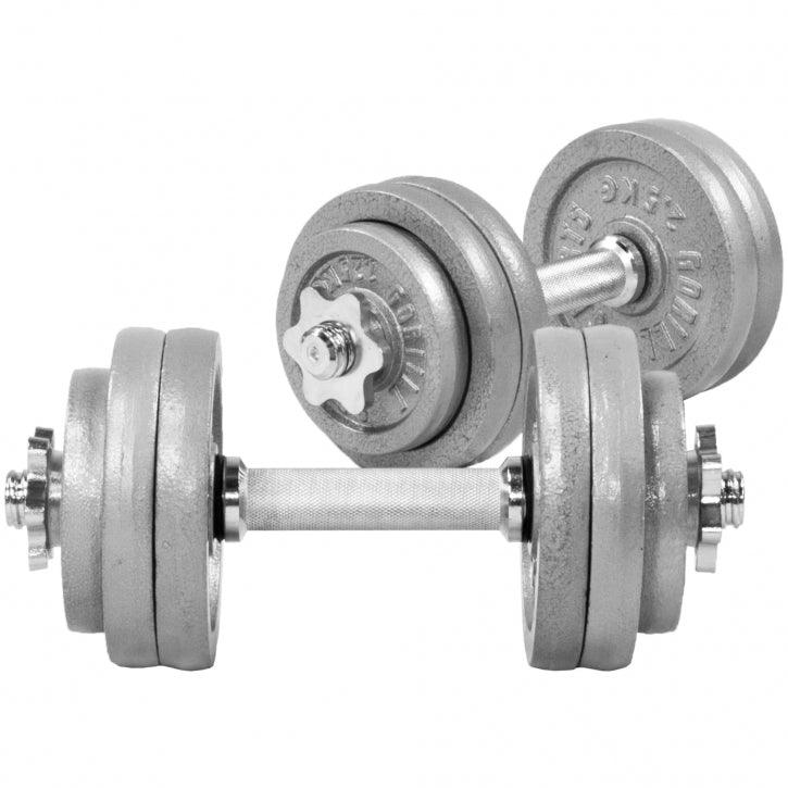 Set de gantere din fontă 30 kg