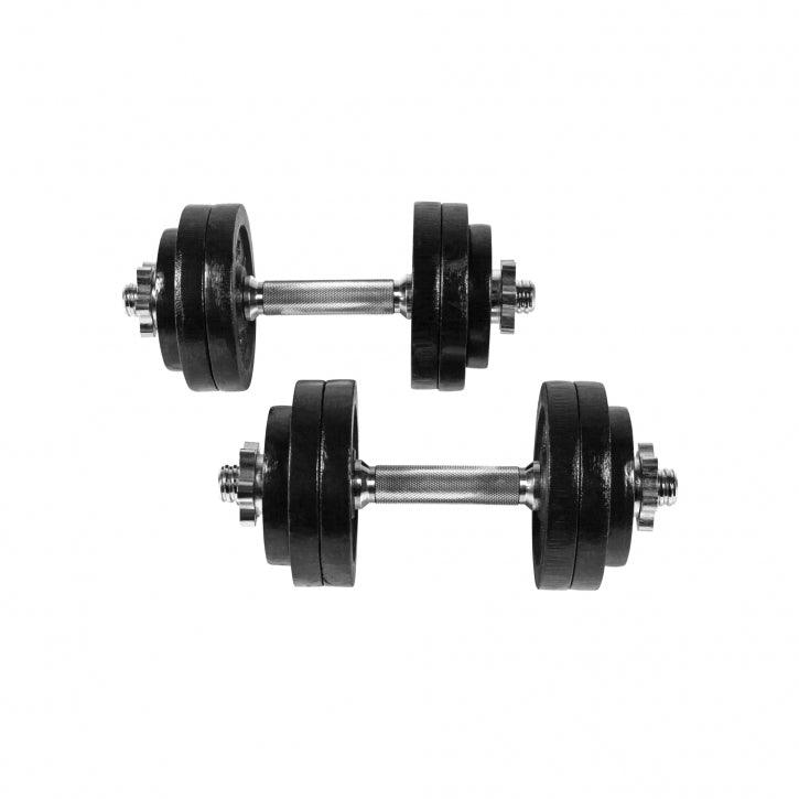 Set de gantere din fontă 30 kg