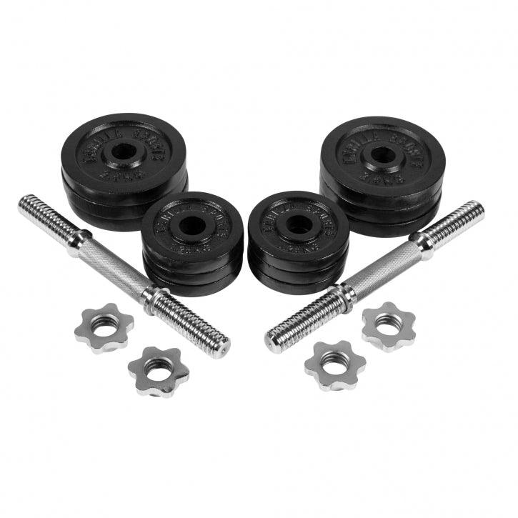 Set de gantere din fontă 30 kg