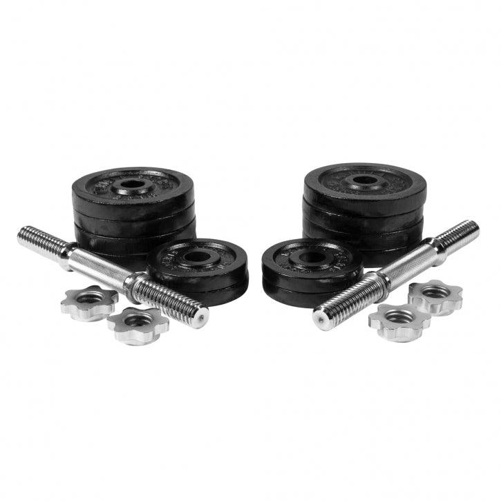 Set de gantere din fontă 30 kg