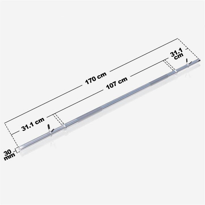 Bară de 170 cm cu închizători cu arc