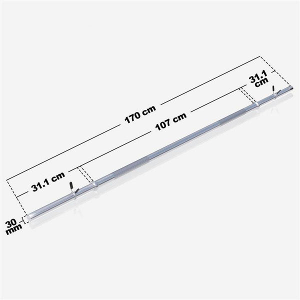Bară de 170 cm cu închizători cu arc