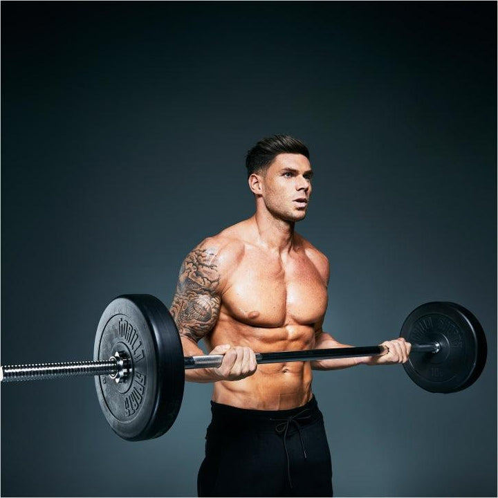 Bară cromată de 150 cm cu blocare stea 30/31 mm - Gorilla Sports Ro