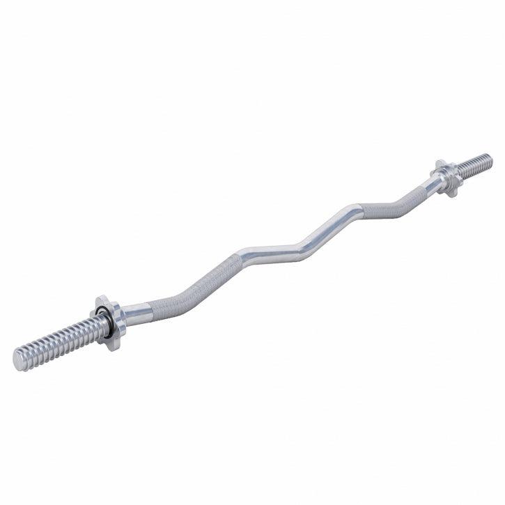 Bară de haltere SZ 120 cm cu închizători în formă de stea