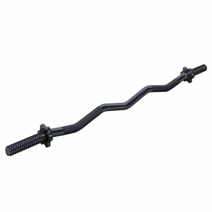 Bară de haltere SZ 120 cm cu închizători în formă de stea