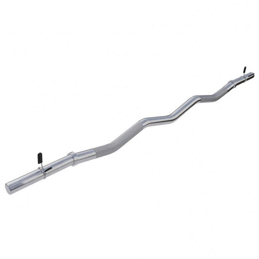 Bară de haltere SZ 120 cm cu închizători cu arc